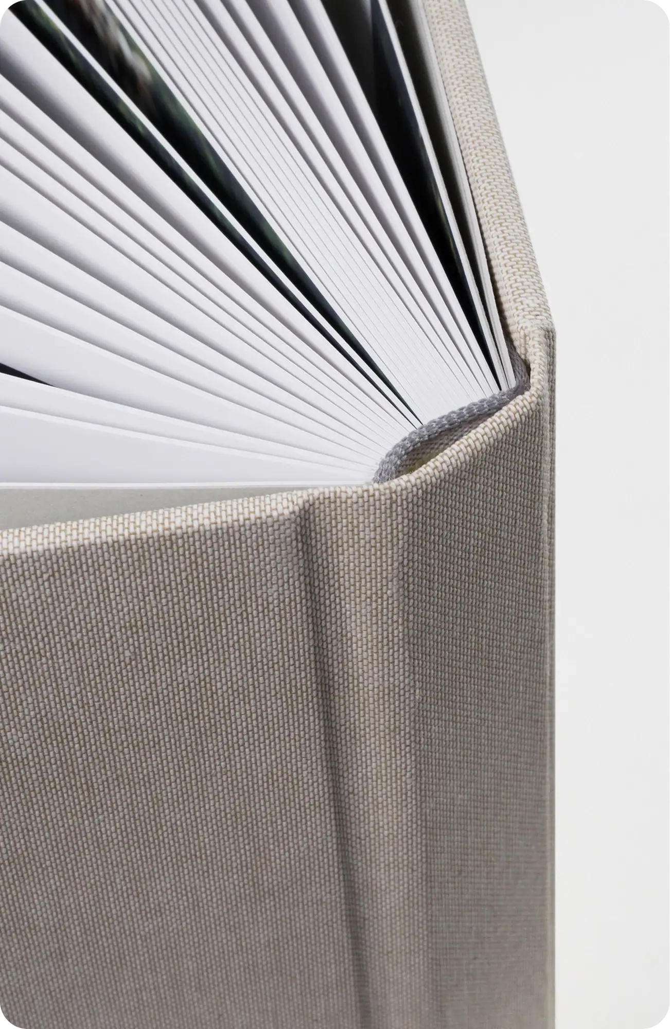 Close-up of binding materials used in bookbinding and craft projects.