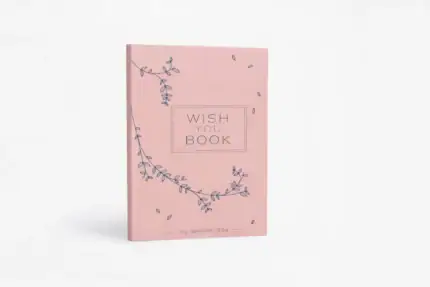 Pink Wish Book album with floral design for special occasions.