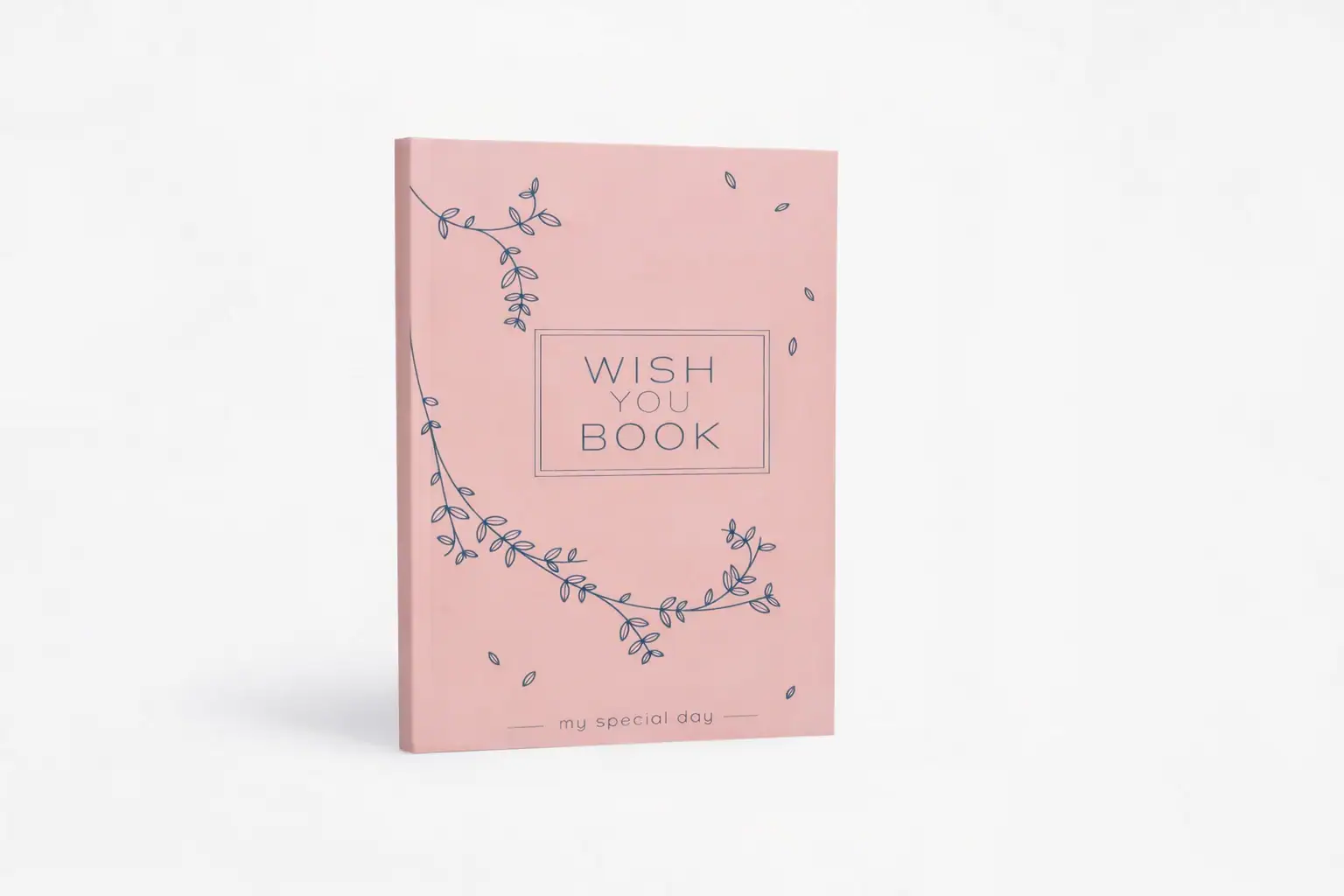 Pink Wish Book album with floral design for special occasions.