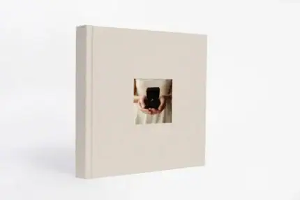 Elegant Bat & Bar Mitzvah photo album with personalized cover design.