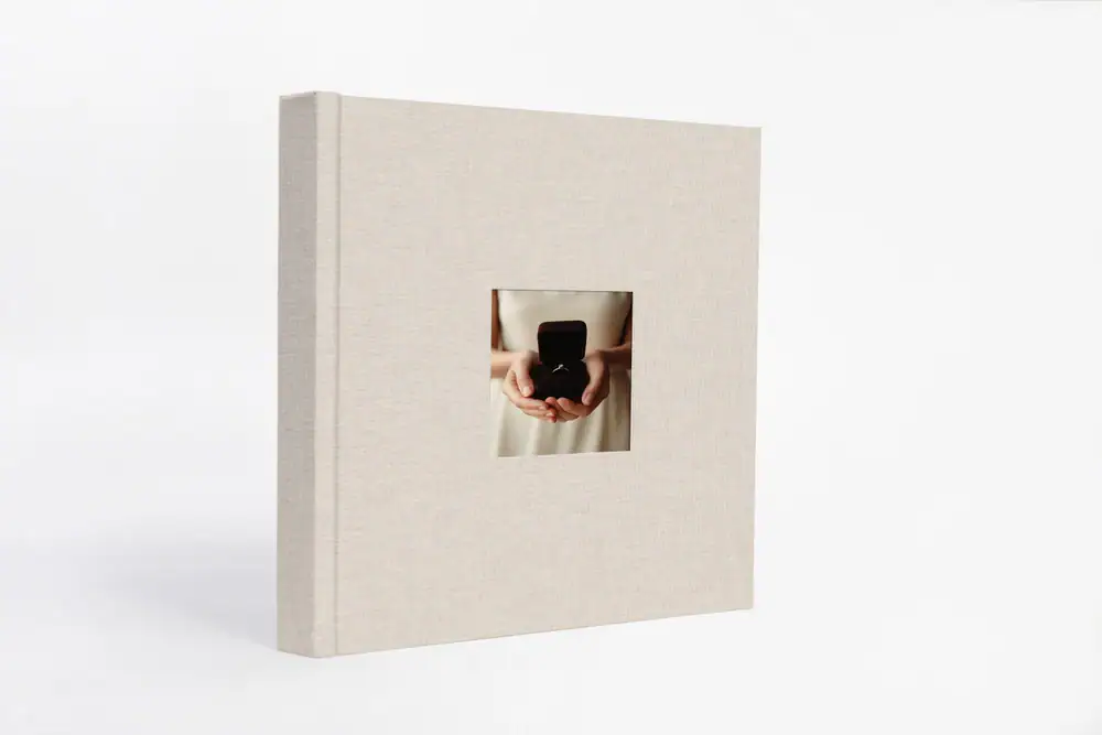 Elegant Bat & Bar Mitzvah photo album with personalized cover design.