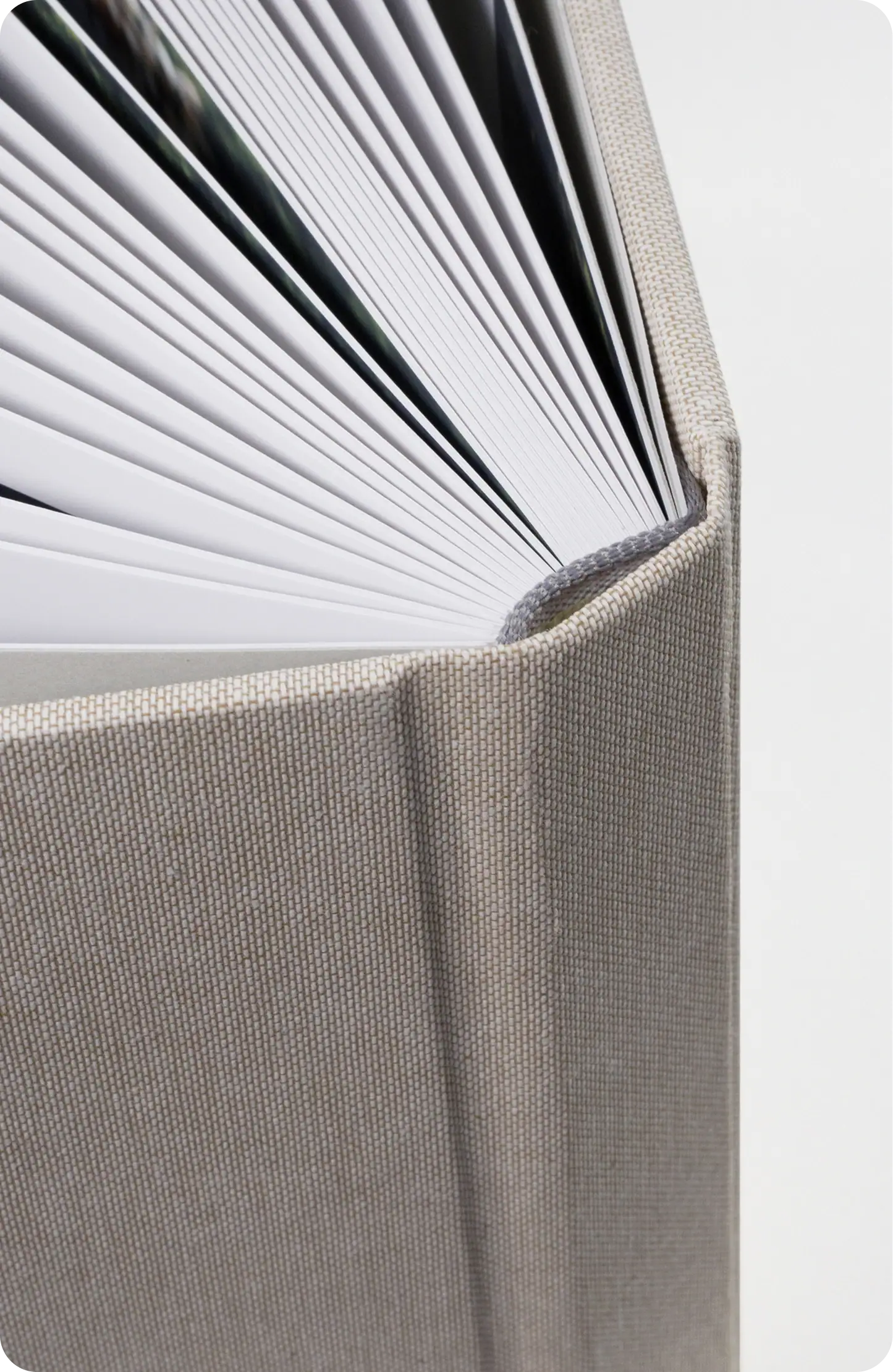 Close-up of binding materials used in bookbinding and craft projects.