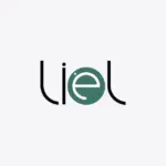 Liel logo featuring modern design with circular element and clean typography.